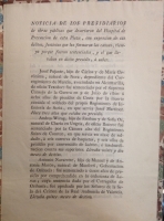 Portada de libro Noticia de los Presidiarios de obras p�blicas que desertaron del...