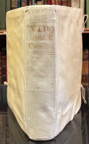 Portada de Vida del Siervo de Dios Fr. Geronimo de Corleon, religioso lego professo de los Frayles Menores de S. Francisco Capuchinos - Padre Juan Bautista