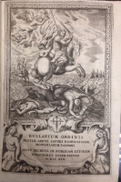 Portada de libro Bullarium Equestris Ordinis S. Jacobi de Spatha