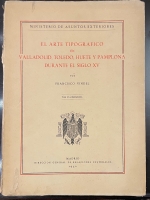 Portada de libro El Arte Tipogr�fico en Espa�a En Valladolid, Toledo, Huete y Pamplona...