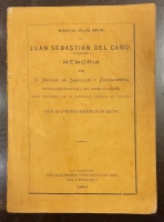 Portada de libro Defensa del Apellido Familiar de Juan Sebastian del Cano