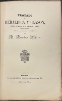 Portada de libro Tratado de Her�ldica y Blas�n