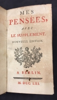 Portada de libro Mes Pens�es, avec Le Supplement