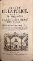 Portada de libro Abrg de la Police, accompagn de Rflexions sur L'Accroissement des...