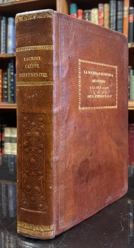 Portada de Trait� �l�mentaire de Calcul Diff�rentiel et de Calcul Int�gral - S. F. Lacroix