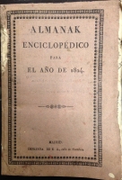 Portada de libro Anuario Universal de Espaa para el Ao de 1824 y Adicin al Almanak...