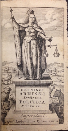 Portada de Doctrina Politica in Genuinam Methodum qua est Aristotelis, Reducta & ex Probatissimis quibusque Philosophis, Oratoribus, Jurisconsultis, Historicis.. - Henning Arnisaeus