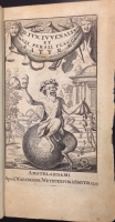Portada de libro D. Iun. Iuvenalis et Auli Persii Flacci. Satyrae