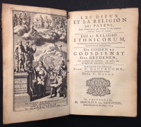 Portada de libro Les Dieux et la Religion des Payens, pour l'intelligence des Poetes &...
