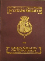 Portada de libro Diccionario Biogr�fico De Espa�oles Contempor�neos y De Americanos De...