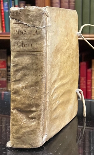 Portada de Regula Cleri ex Sacris Litteris Sanctorum Patrum Monimentis Ecclesiasticisque Sanctionibus Excerpta. Preparatio Proxima ad Mortem - Simonis Salamo & Melchioris Gelabert