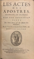 Portada de libro Les Actes des Apostres