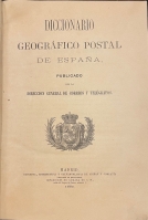Portada de libro Diccionario Geogr�fico Postal de Espa�a