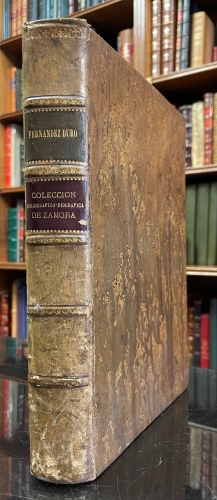 Portada de Colecci�n bibliogr�fico-Biogr�fica de Noticias referentes � la Provincia de Zamora � Materiales para su Historia - Ces�reo Fern�ndez Duro