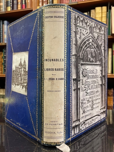 Portada de Cat�logo de Incunables y Libros Raros de la Santa Iglesia Catedral de Segovia - Cristino Valverde del Barrio