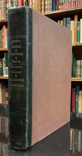 Portada de Diccionario Bibliogr�fico-Hist�rico de los Antiguos Reinos, Provincias, Ciudades, Villas, Iglesias y Santuarios de Espa�a / Cat�logo Razonado y Cr�tico de los Libros, Memorias y Papeles, Impresos y Manuscritos, que tratan de las Provincias de Extremadura - Tomas Mu�oz y Romero/ Vicente Barrantes
