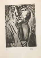 Portada de libro Los Artistas Grabadores: Jos� M� de Labra, 'Llanto', barniz blando,...