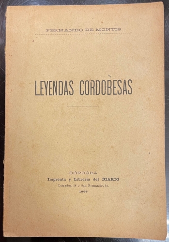 Portada de Leyendas Cordobesas - Fernando de Montis