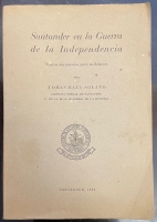 Portada de libro Santander en la Guerra de la Independencia. Nuevos documentos para su...