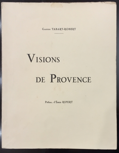 Portada de Visions de Provence - Gaston Tabart-Robert