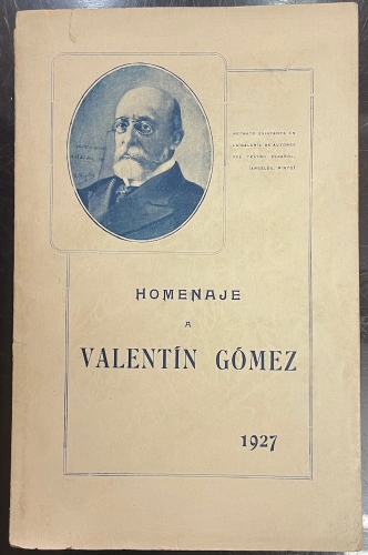 Portada de Homenaje a Valent�n G�mez 1927