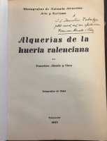 Portada de libro Alquer�as de la Huerta Valenciana
