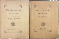 Portada de libro La Jerusalem Libertada. Puesta en verso castellano y dedicada a la...