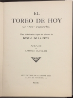 Portada de libro El Toreo de Hoy. Le Toreo d'aujourd' hui