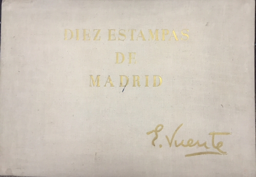 Portada de Diez Estampas de Madrid - Eduardo Vicente