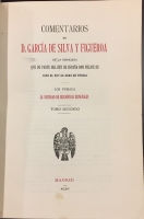 Portada de libro Comentarios de D. Garc�a de Silva y Figueroa de la Embajada que de...