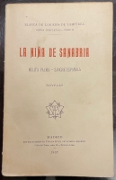 Portada de libro La Ni�a de Sanabria. Melita Palma. Sangre Espa�ola