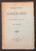 Portada de libro Lo Passi en Cobles