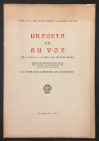 Portada de libro Un Poeta en su Voz. En torno a la obra de Ram�n M�s