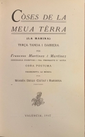 Portada de libro Coses de la Meua Terra (La Marina). Ter�a tanda i darrera