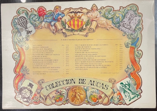 Portada de Colecci�n de Aucas. Falla Joaquin Costa-Conde Altea. A�o 1978