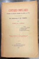 Portada de libro Cantares Populares recogidos en diferentes regiones de Castilla La...