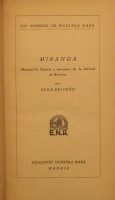 Portada de libro Miranda. Mariscal De Francia