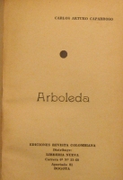 Portada de libro Arboleda