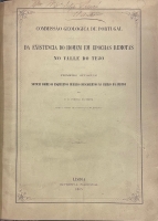 Portada de libro Commissao Geologica de Portugal. Da Existencia do Homem em Epochas...