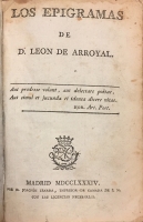 Portada de libro Los Epigramas
