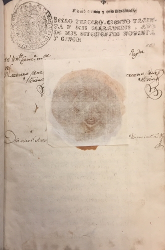 Portada de Real Provisi�n de Hidalguia de Pedro Fern�ndez Robles vecino de la Villa de Valderas y natural de Valdunquillo, Le�n. Carlos IV. 1795