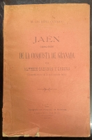Portada de libro De los Reyes Cat�licos. Ja�n como base de la Conquista de Granada