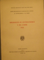 Portada de libro Bibliograf�a De Centroam�rica y Del Caribe 1958