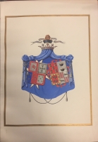 Portada de libro Despacho de Nobleza y blasones de las Casas de Len y Fernndez de...