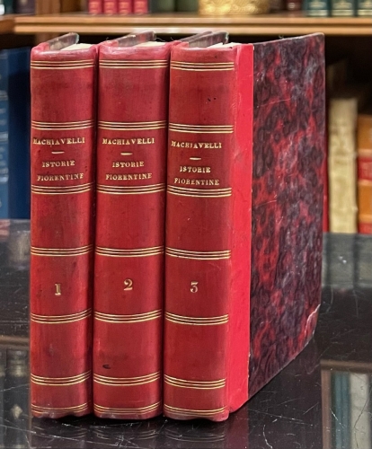 Portada de Le Istorie Fiorentine - Nicolas Maquiavelo. Machiavelli