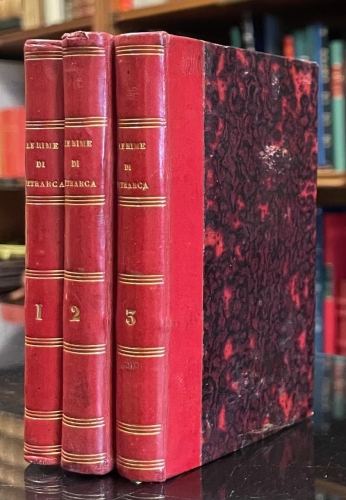 Portada de Le Rime di messer Francesco Petrarca - Petrarca