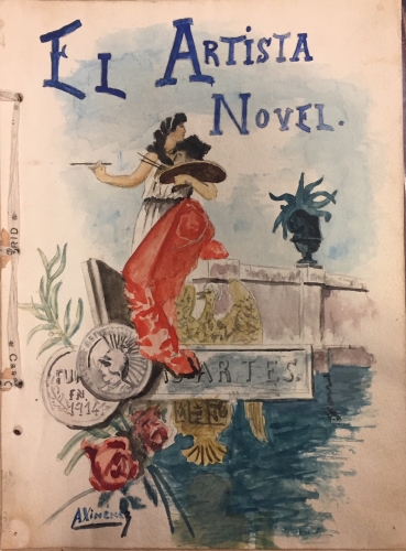Portada de El Artista Novel - Luis Pastor. Angel Ximenz