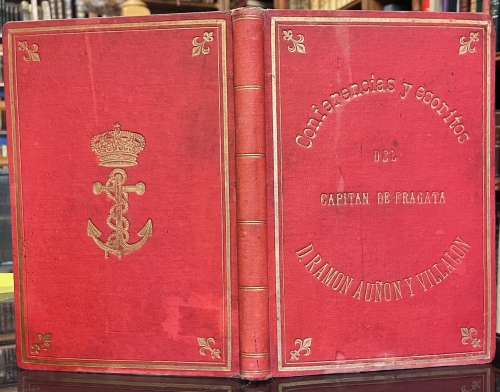 Portada de Conferencias y escritos del Capitan de Fragata D. Ramon Au�on y Villalon -  Ram�n Au��n y Villal�n