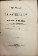 Portada de libro Manual de Navegaci�n del Rio de la Plata