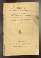 Portada de libro Ideas del Excmo. Sr. D. Antonio Esca�o sobre un plan de Reforma para...